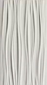 Плитка 3Д Вайт Курви Матт 30,5х56