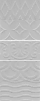 Плитка Авеллино серый структура mix 7,4х15