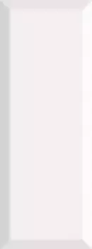 Плитка Бельканто белый грань 15х40