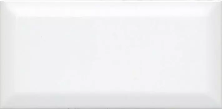 Плитка Бланше белый грань 9,9х20