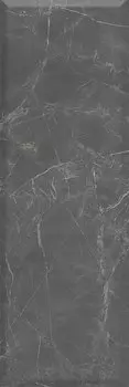 Плитка Буонарроти серый темный грань обрезной 30х89,5