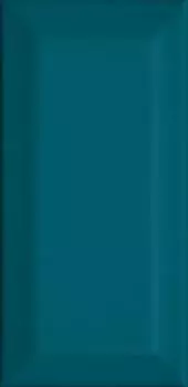 Плитка Клемансо бирюзовый грань 7,4х15