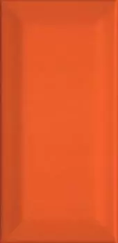 Плитка Клемансо оранжевый грань 7,5х15