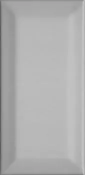 Плитка Клемансо серый тёмный грань 7,4х15