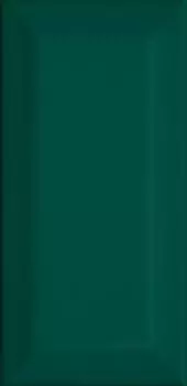 Плитка Клемансо зелёный грань 7,4х15