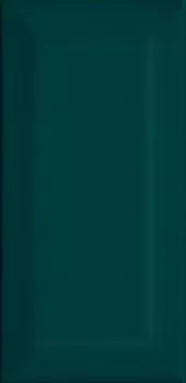 Плитка Клемансо зелёный тёмный грань 7,4х15