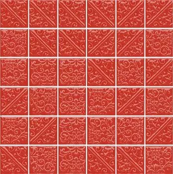 Плитка Ла-Виллет красный 30,1х30,1