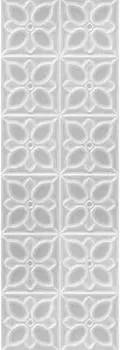 Плитка Lissabon рельеф квадраты серый 25х75