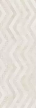Плитка Shevron декорированная бежевый 25х75