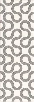 Плитка Spin White-Black Geo 25х75