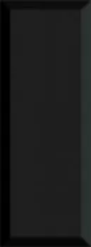 Плитка Вилланелла черный грань 15х40