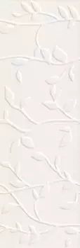 Плитка Winter Vine рельеф белый 29x89