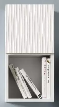 Подвесной шкаф Cezares Bali BAPN02.601 30 см с верхней открытой полкой, цвет белый матовый (bianco laccato opaco)