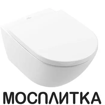 Подвесной унитаз Villeroy &amp; Boch Subway 3.0 4670TSR1 с сиденьем микролифт