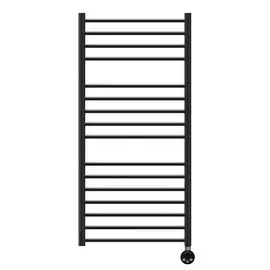 Полотенцесушитель электрический 50x110 см Lemark Ursus LM72116EBL П16, чёрный левый/правый