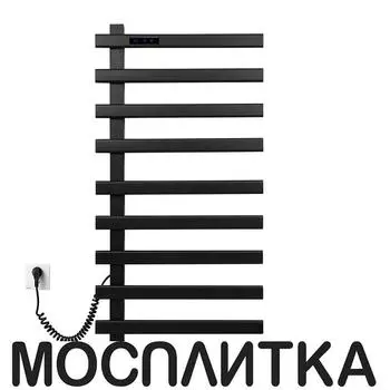 Полотенцесушитель электрический Black&amp;White Moon 92х48 см N-355B черный матовый
