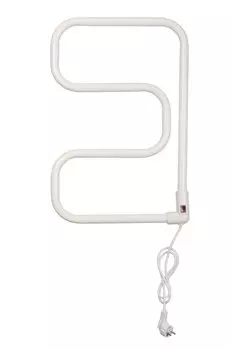 Полотенцесушитель электрический Domoterm E-образный DMT 104-25 40х60 EK R, белый