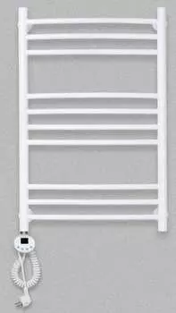 Полотенцесушитель электрический Domoterm Калипсо П10 500x800 БЕЛ EL, тэн слева, белый