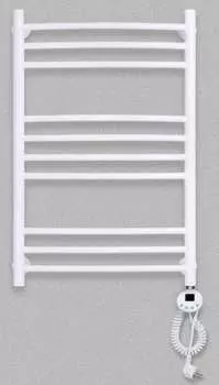 Полотенцесушитель электрический Domoterm Калипсо П10 500x800 БЕЛ ER, тэн справа, белый