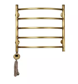Полотенцесушитель электрический Domoterm Калипсо П5 500х500 АБР EL, античная бронза