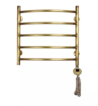 Полотенцесушитель электрический Domoterm Калипсо П5 500х500 АБР ER, античная бронза