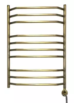 Полотенцесушитель электрический Domoterm Лаура П10 500х800 АБР ER, античная бронза