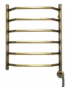 Полотенцесушитель электрический Domoterm Лаура П6 500х800 АБР ER, античная бронза