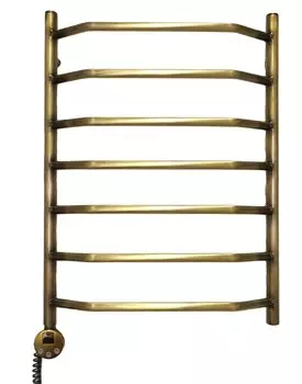 Полотенцесушитель электрический Domoterm Лаура П7 500х700 АБР EL, античная бронза