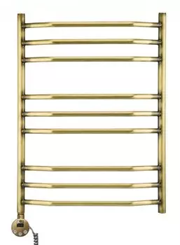 Полотенцесушитель электрический Domoterm Лаура П9 500х700 АБР EL, античная бронза