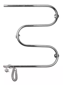 Полотенцесушитель электрический Domoterm М-образный DMT 107-25 60х50 EK L, хром