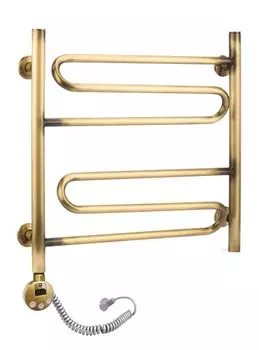 Полотенцесушитель электрический Domoterm Офелия П6 500х500 АБР EL, античная бронза