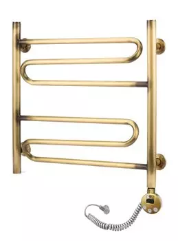 Полотенцесушитель электрический Domoterm Офелия П6 500х500 АБР ER, античная бронза