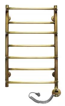 Полотенцесушитель электрический Domoterm Орфей П7 500х700 АБР ER, античная бронза