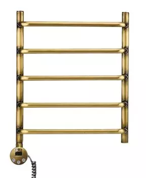 Полотенцесушитель электрический Domoterm Стефано П5 400х500 АБР EL, античная бронза