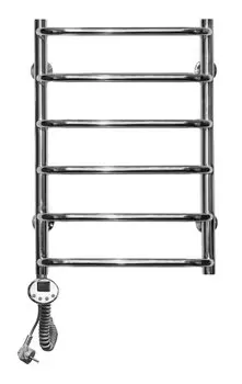 Полотенцесушитель электрический Domoterm Стефано П6 400х600 EL, хром