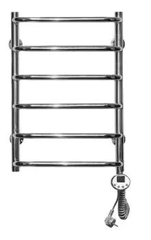 Полотенцесушитель электрический Domoterm Стефано П6 400х600 ER, хром