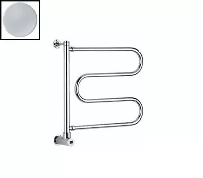 Полотенцесушитель электрический Margaroli Vento 50x50547SAB, сатин