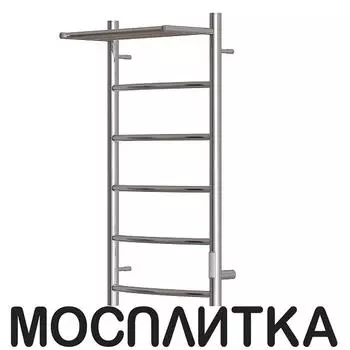 Полотенцесушитель электрический Point Афина 80х40 см PN04848P с полкой, хром
