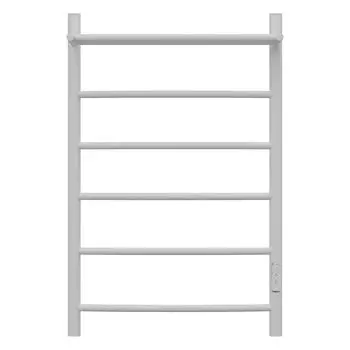 Полотенцесушитель электрический Point PN04858PW П5 500x800 с полкой, диммер справа, белый