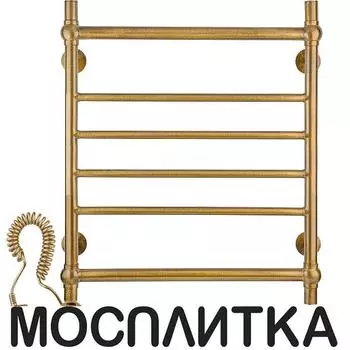 Полотенцесушитель электрический Secado Флоренция 4 60х60 см 4603777465346 L, бронза