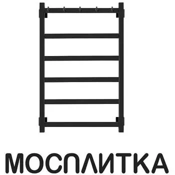 Полотенцесушитель электрический Secado Корсико 1 К 80х50 см 4603777472955 L, черный матовый