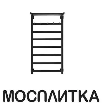 Полотенцесушитель электрический Secado Корсико 1 КСП 100х40 см 4603777474041 L, черный матовый
