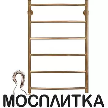 Полотенцесушитель электрический Secado Милан 1 плюс 80х40 см 4603777462727 L, бронза