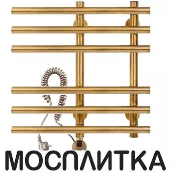 Полотенцесушитель электрический Secado Турин 3 60х60 см 4673739249215 L, бронза