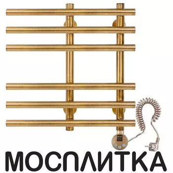 Полотенцесушитель электрический Secado Турин 3 60х70 см 4673739249345 R, бронза