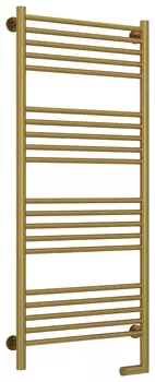 Полотенцесушитель электрический Сунержа РЭБ "БОГЕМА 2.0" прямая 1200х500 / МЭМ правый (Состаренная латунь), 051-5205-1250