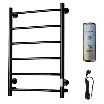 Полотенцесушитель электрический Тругор Пэк сп 6 80х50, черный