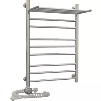 Полотенцесушитель Aquanerzh электрический Прямая групповая с полкой 80х50 левый