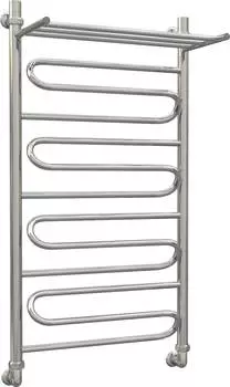 Полотенцесушитель водяной Aquanerzh лесенка зиг-заг с полкой 100x50