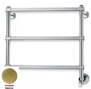 Полотенцесушитель водяной Margaroli Sole 4404703OBN 47 x 50 см, старая бронза